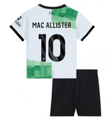 Liverpool Alexis Mac Allister #10 Replika Babytøj Udebanesæt Børn 2023-24 Kortærmet (+ Korte bukser)